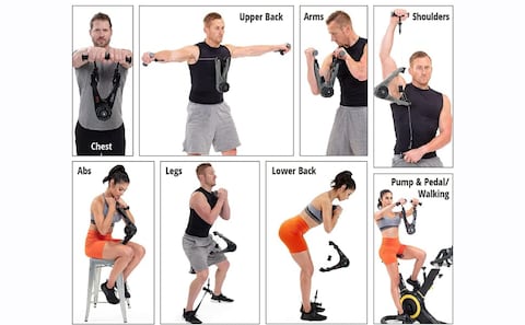 ULTIMAX Adjustable Folding Puller   Portable Home Gym for Full-Body Workouts &ndash; Perfect for Home, Office, or Travel   Total Body Fitness Made Easy