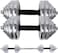 ULTIMAX 30kg Adjustable Dumbbell Set with Barbell Rod &ndash; Fitness Weights for Home Gym, Strength Training, and Workouts