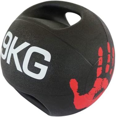 ULTIMAX Double Handle Medicine Ball - 4kg Slam Ball for Fitness, Agility, Balance, and Strength Training for Men &amp; Women