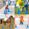 ULTIMAX Agility Marker Cone Set - 25 Pack, 18 cm Assorted Colors   Traffic Cones for Kids, Soccer, Football, Athletics, Training &amp; Social Distancing