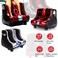 ULTIMAX Electric Leg &amp; Foot Massager   Shiatsu Kneading &amp; Rolling Foot Calf Massage Machine - RED