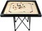 ULTIMAX Premium Quality Foldable Height Adjustable Carrom Board Stand - Professional Easy Fold Hydraulic Design for Carom