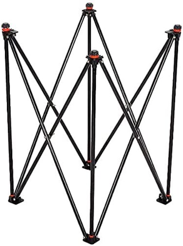 ULTIMAX Premium Quality Foldable Height Adjustable Carrom Board Stand - Professional Easy Fold Hydraulic Design for Carom