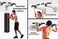 ULTIMAX Large Wall Mounted Pull-Up Bar - Multifunctional, White, Adjustable for Unisex Adults, Home Gym Equipment