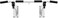 ULTIMAX Large Wall Mounted Pull-Up Bar - Multifunctional, White, Adjustable for Unisex Adults, Home Gym Equipment