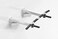 ULTIMAX Large Wall Mounted Pull-Up Bar - Multifunctional, White, Adjustable for Unisex Adults, Home Gym Equipment