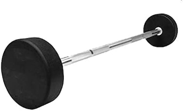 ULTIMAX 30kg Fixed Barbell Weight Bar &ndash; Straight Barbell for Weight Training, Strength Workouts, and Gym Exercise Equipment