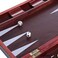 ULTIMAX Backgammon Set - Classic Folding Board Game with Leather Case, Portable Travel Edition, Ideal Gift for Adults &amp; Kids