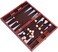 ULTIMAX Backgammon Set - Classic Folding Board Game with Leather Case, Portable Travel Edition, Ideal Gift for Adults &amp; Kids