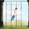ULTIMAX Ninja Obstacle Course Kit for Kids   Outdoor Ninja Warrior Training Equipment   Backyard Monkey Bars &amp; Adventure Set