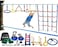 ULTIMAX Ninja Obstacle Course Kit for Kids   Outdoor Ninja Warrior Training Equipment   Backyard Monkey Bars &amp; Adventure Set