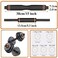 ULTIMAX Adjustable Dumbbells &amp; Barbell Set - Unisex 20KG Adjustable Weight Set with Kettlebell   Non-Slip, Eco-Friendly, Patented Design for Adults