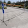 ULTIMAX Portable Badminton, Volleyball, and Tennis Net Set with Adjustable Stand &amp; Frame, 420cm &ndash; Outdoor Sports Net with Carry Bag for Easy Setup