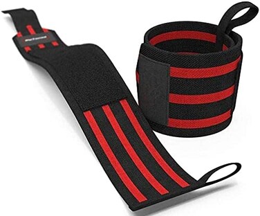 ULTIMAX Fitness Gym Wrist Wraps - Adjustable Wrist Support Straps for Men &amp; Women   Ideal for Strength Training, Weightlifting, Powerlifting   2PCS Set for Enhanced Lifting Performance