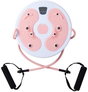 ULTIMAX Digital Waist Twister Plate - Aerobic Exercise Equipment for Waist &amp; Hips, Calorie Counting Twist Disc Board for Fitness