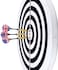ULTIMAX 45cm Professional Dartboard Set with 6 Dart Flights &ndash; Complete Darts Game Set for Leisure Sports &ndash; Model No. 18123