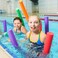 ULTIMAX High-Buoyancy Foam Pool Noodles - Durable EPE Material for Swimming Beginners, Portable 3-Piece Set, Multi-Color Swim Noodles