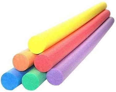 ULTIMAX High-Buoyancy Foam Pool Noodles - Durable EPE Material for Swimming Beginners, Portable 3-Piece Set, Multi-Color Swim Noodles