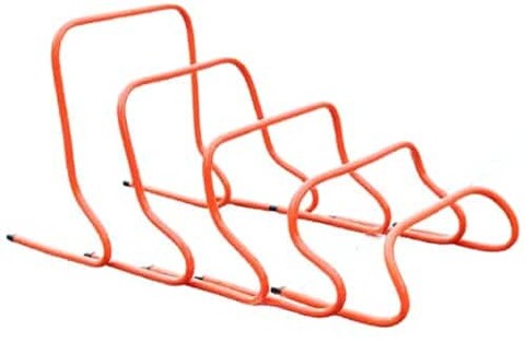 ULTIMAX 40cm Agility Training Hurdles &ndash; Pack of 5   High-Visibility Speed &amp; Endurance Equipment for Track &amp; Field, Sports Coaching, Indoor/Outdoor Practice