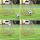 ULTIMAX Adjustable Football Rebounder Training Net, Kickback Bouncer with Angled Settings, 100x100 cm &ndash; Ideal for Soccer Practice &amp; Skills Training