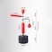 ULTIMAX Heavy-Duty Punching Bag with Stand   Adjustable Kickboxing &amp; Boxing Set with 360&deg; Reflex Bar, Speed Ball &amp; Suction Cup Base for Adults &amp; Teens &ndash; Perfect for Home, Office, or Gym (Red)