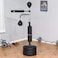 ULTIMAX Heavy Duty Punching Bag with Stand &ndash; Adjustable Kickboxing &amp; Boxing Set with 360&deg; Reflex Bar, Speed Ball, Suction Cup Base &ndash; Perfect for Adults &amp; Youth, Home, Office, Gym &ndash; Black Boxing Stand