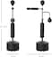 ULTIMAX Heavy Duty Punching Bag with Stand &ndash; Adjustable Kickboxing &amp; Boxing Set with 360&deg; Reflex Bar, Speed Ball, Suction Cup Base &ndash; Perfect for Adults &amp; Youth, Home, Office, Gym &ndash; Black Boxing Stand