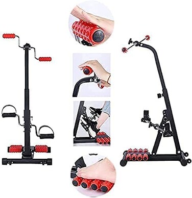 ULTIMAX Exercise Bike for Home Rehabilitation &ndash; Dual Function Fitness Equipment for Elderly, Indoor Use, Massage &amp; Training Bike for Fitness &amp; Recovery