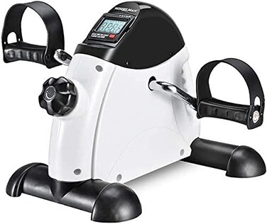 ULTIMAX Mini Exercise Bike Pedal Exerciser for Seniors   Portable Under Desk Foot Cycle &amp; Arm/Leg Peddler Machine with LCD Screen Display