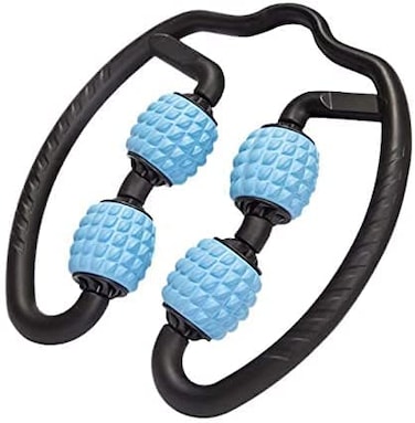 ULTIMAX Roller Massager for Muscle Recovery &ndash; Foam Shaft Leg &amp; Hand Massage Roller for Yoga, Fitness, and Relaxation &ndash; Assorted Colors