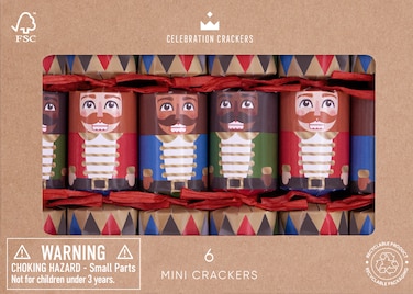 6in Mini Nutcracker Cracker FSC Mix 6pcs/Box