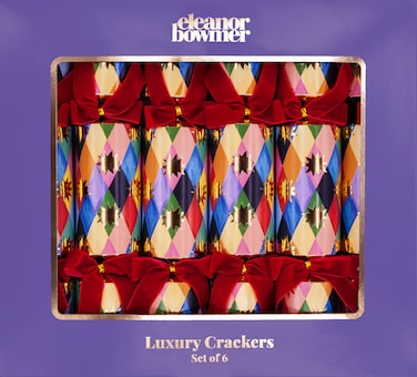 13in Harlequin Luxury Cracker FSC Mix 6pcs/Box
