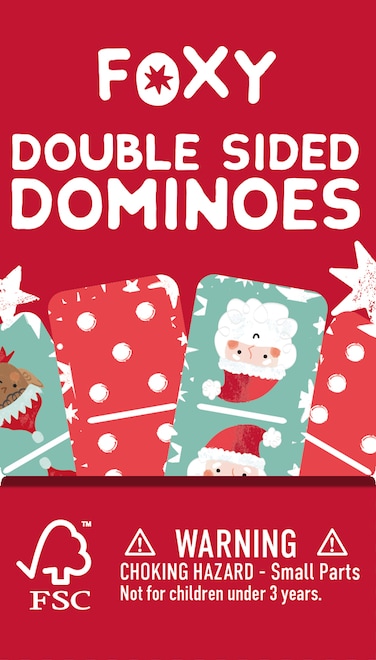 Foxy Dominoes  49mm x 86mm FSC Mix 28pcs/Pack
