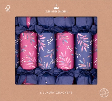 13in Jewelled Sprig Cracker FSC Mix 6pcs/Box