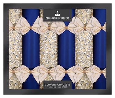 13in Crackers Gilded Azure 6pcs/box
