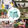 Foldable Shopping Trolley with Lid45L Portable Utility Cart Grey Boot Cart with Wheels &amp; Telescopic Handle 30KG Capacity for Storage Travel &amp; Grocery Shopping.
