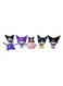 Kuromi Figure Set 5Pcs - Cute Sanrio Anime Character Action Figures For Kids &amp; Girls, Kawaii PVC Cake Toppers, Car Dashboard &amp; Room Decor, Collectible Toy Statue Model Kit, Perfect Birthday Christmas