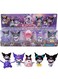 Kuromi Figure Set 5Pcs - Cute Sanrio Anime Character Action Figures For Kids &amp; Girls, Kawaii PVC Cake Toppers, Car Dashboard &amp; Room Decor, Collectible Toy Statue Model Kit, Perfect Birthday Christmas