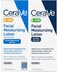 CeraVe Facial Moisturizing Lotion 3 Fl Oz (Pack of 2) AM/PM Bundle (Packaging may vary)
