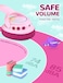 iClever Kids Wireless Headphones with LED Lights, BTH18 Safe Volume 74/85/94dBA, 43H Playtime, Stereo Sound, Type-C, AUX Cable, Bluetooth5.3 Over Ear Kids bluetooth Headphones for Tablet/Travel
