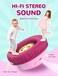 iClever Kids Wireless Headphones with LED Lights, BTH18 Safe Volume 74/85/94dBA, 43H Playtime, Stereo Sound, Type-C, AUX Cable, Bluetooth5.3 Over Ear Kids bluetooth Headphones for Tablet/Travel
