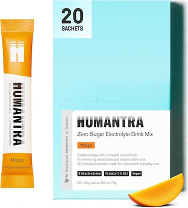 Humantra Electrolyte Hydration, Mango, 20 Sachets