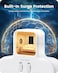 LENCENT Double Plug Adaptor with 1 USB C and 2 USB Ports, 2 Way Wall Plug Extender, Multi Socket Extension Surge Protected for Household Appliances, iPhone, Smartphones, Tablets, 13A 3250W
