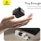 Baseus Palm PD 20W USB C Charger, Fast Wall Charger Type C Plug, iPhone 15 Fast Charger Universal Travel Adapter Compatible With iPhone 15/14/13/12/11 Pro Max, Samsung S24/23/22/21 Ultra, etc (Black)
