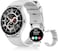 PEJE Smart Watches For Men,1.28" Display,Prayer Alerts,Arabic Support,Bluetooth Calls,IP68 Waterproof,Spo2/Hr/Sleep Tracking,123+ Sports Modes,7-Day Battery (230mah),Ios/Android.(Silver)