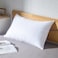 MAXQON 1-Piece Bed Pillow Striped White Hotel Standard Extra Soft Microfiber Anti Allergic&amp;Anti-bacterial,  Size(50x70CM)