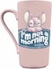 Pyramid Stitch &amp; Angel - I'M Not A Morning Alien - Latte Mug 16,5Oz