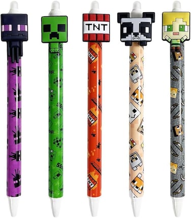 Pyramid Minecraft - Erasable Gel Pen (Random 1 Piece)