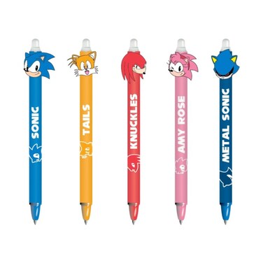 Pyramid Sonic The Hedgehog - Erasable Gel Pen (Random 1 Piece)