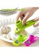 1pc Mini Garlic Grinder Creative Garlic Press Kitchen Garlic Mash Manual Garlic Mashing Green Kitchen Gadgets Outdoor picnic and barbecue tools